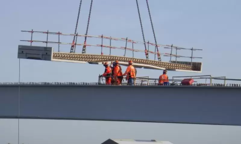 CAPREMIB a réalisé près de 3.300 m² de tablier en béton préfabriqué