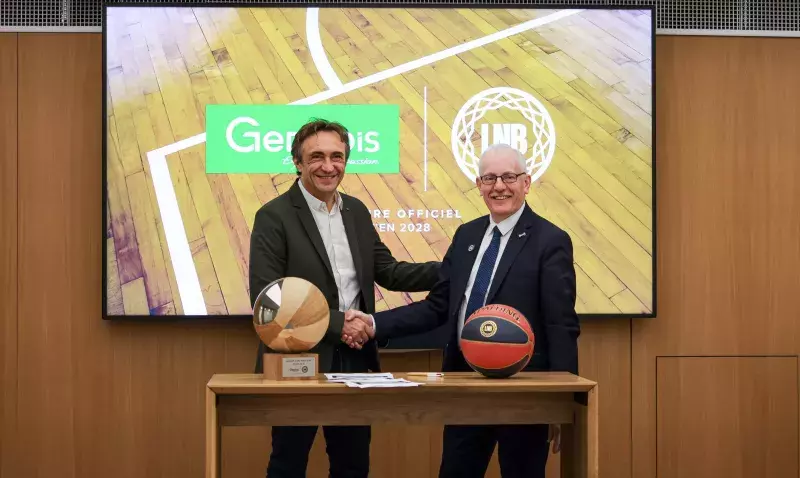 Frédéric Ondet, Président du directoire de Gedicoop - Philippe Ausseur, Président de la Ligue Nationale de Basket 