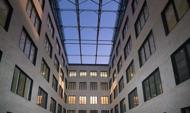 Nouveau patio des Galeries Lafayette de Marseille