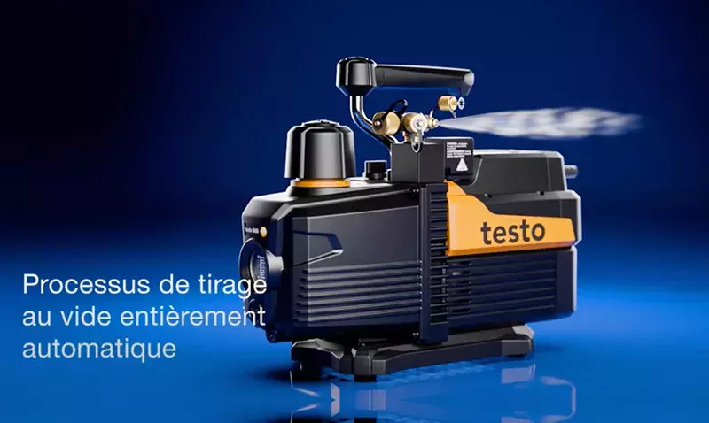 Testo 565i, la première pompe à vide de testo