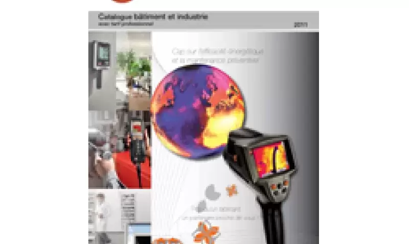 Testo : nouveau catalogue Tarif bâtiment et industrie