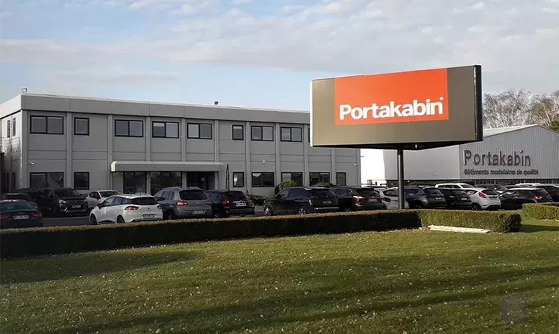 Les locaux de Portakabin